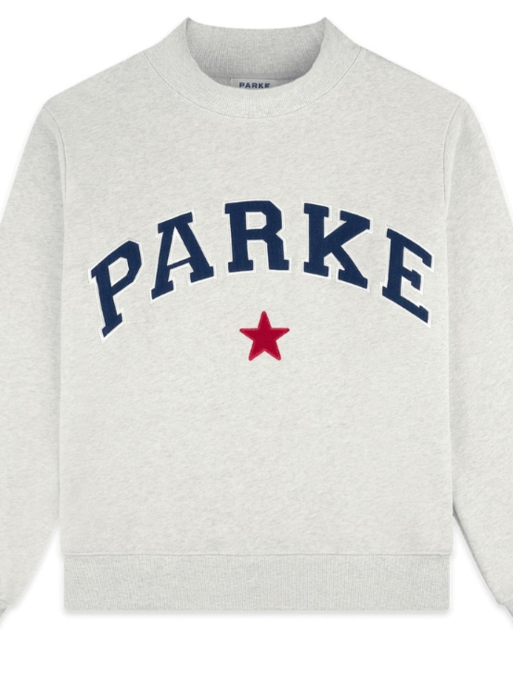 NEW Parke Coastal Star Varsity Mockneck Sweatshirt